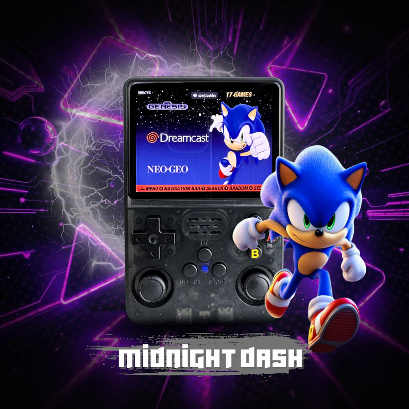 PixelHandheld™ Retro-Konsole | 3,5″ IPS · 20.000 Spiele