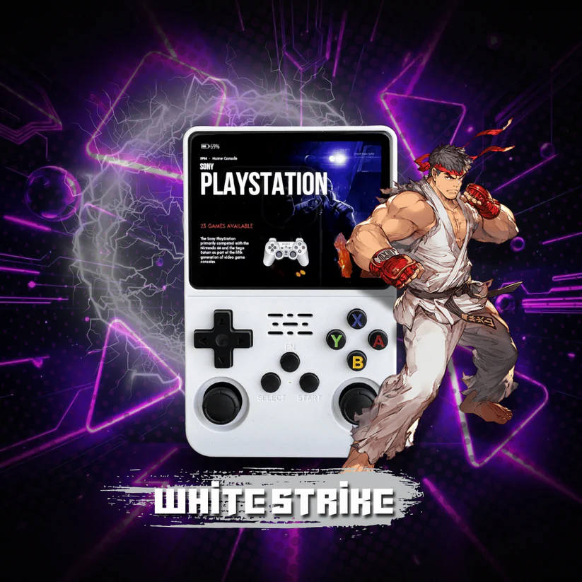 PixelHandheld™ Retro-Konsole | 3,5″ IPS · 20.000 Spiele
