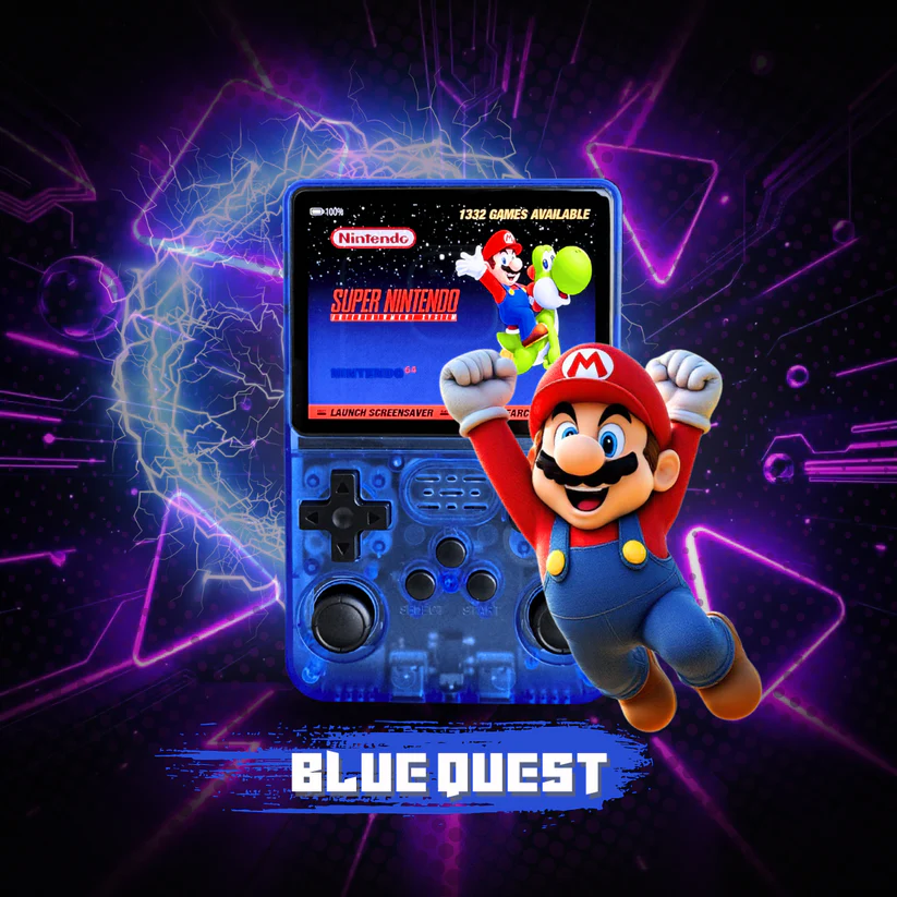 PixelHandheld™ Retro-Konsole | 3,5″ IPS · 20.000 Spiele