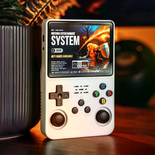 PixelHandheld™ Retro-Konsole | 3,5″ IPS · 20.000 Spiele